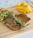 Grilled steak