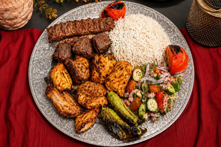 Mishkak platter