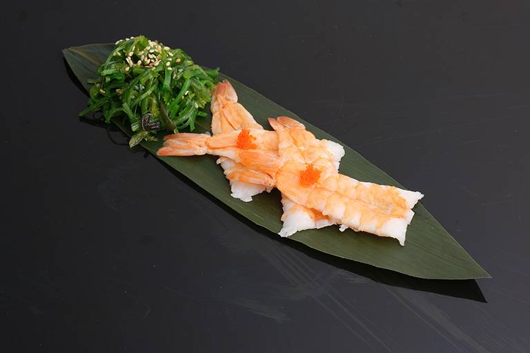 Shrimp sashimi