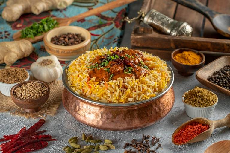 Beef biryani
