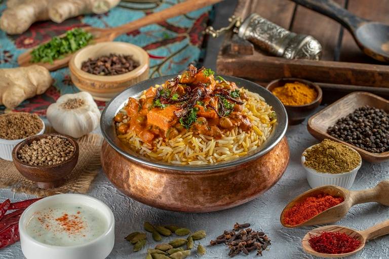 Vegetable biryani