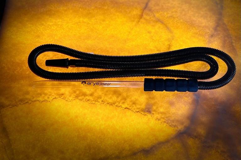 Glass hookah hose