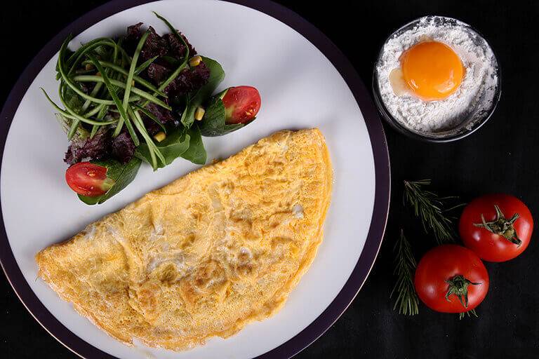 Plain omelette
