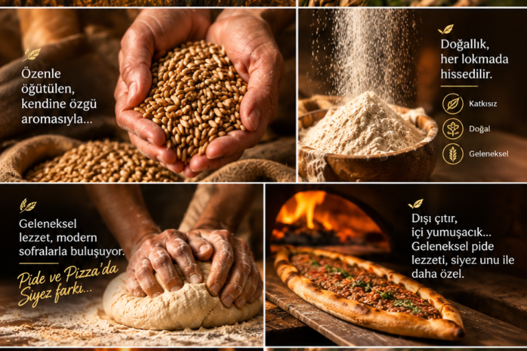 Einkorn flour pide