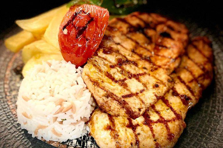 Grilled chicken külbastı