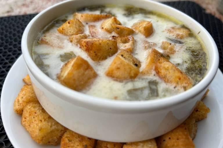 Wheat and Swiss Chard Soup