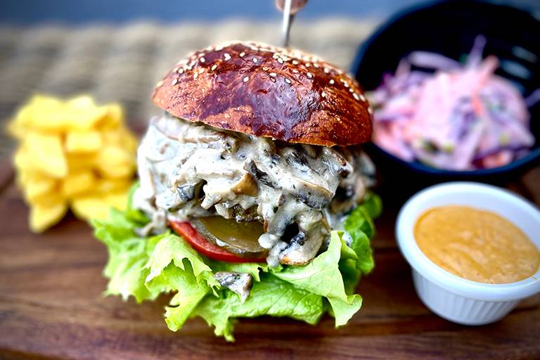 Mushroom burger