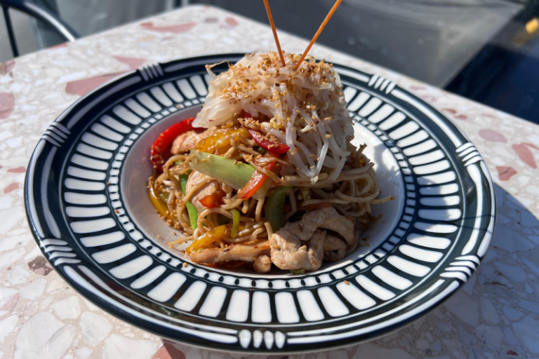 Chicken noodles