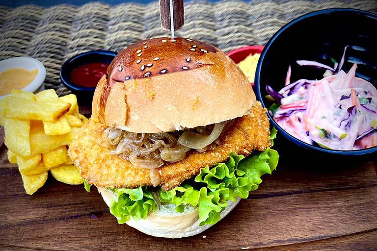 Breaded Chicken Burger