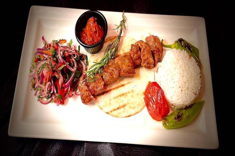 Beef shish kebab