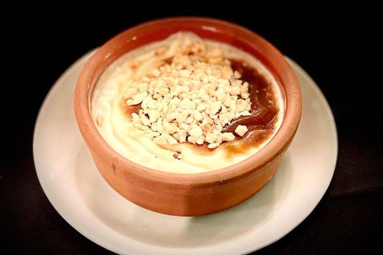 Mastic rice pudding