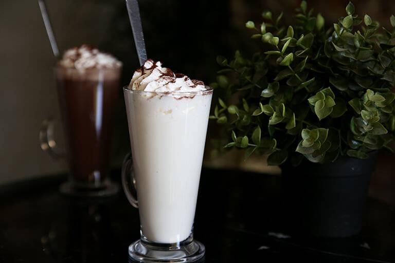 White hot chocolate
