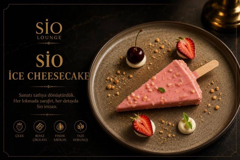 Forest fruit stick cheesecake