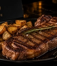 Sio dry-aged New York steak