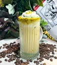 Antep pistachio iced latte