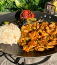 Chicken Cooked on a Sac