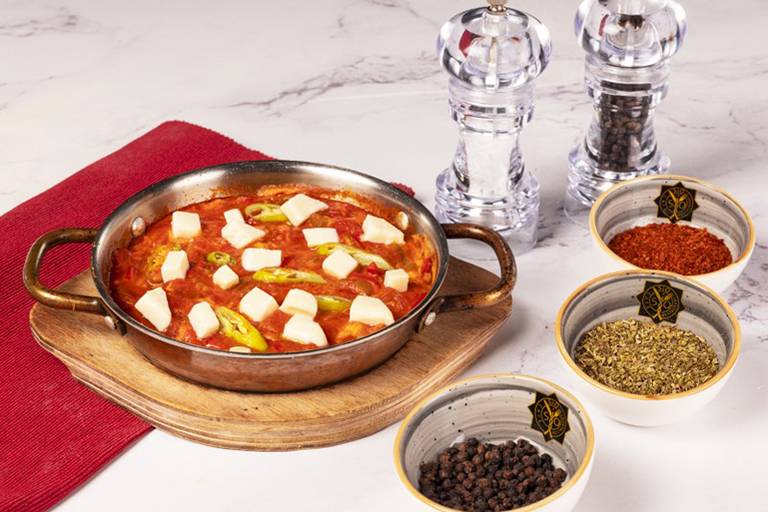 White cheese menemen