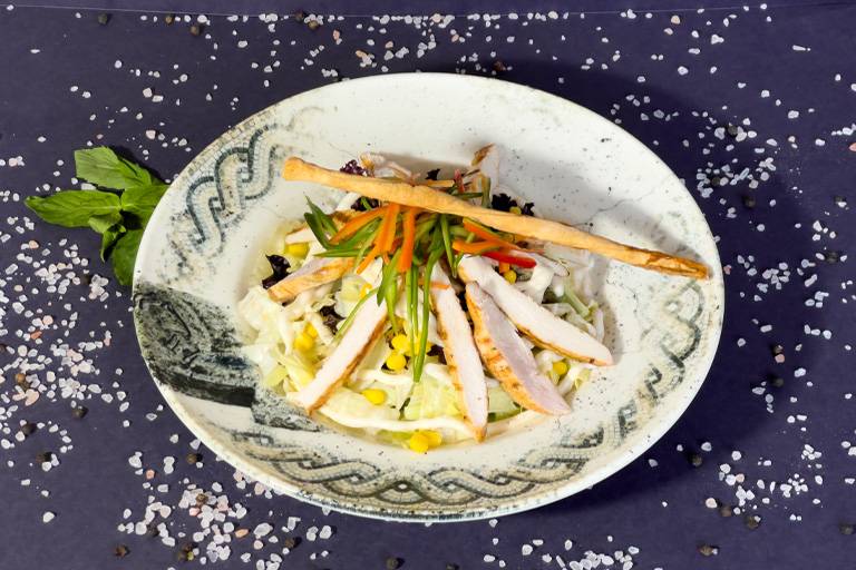 Crispy Caesar salad