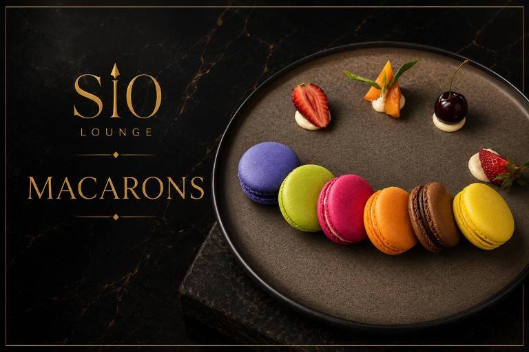 Assorted macarons