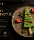 Pistachio stick cheesecake