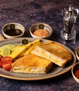 Bazlama Toast with Kashar Cheese