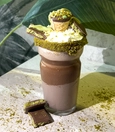 Dubai chocolate milkshake