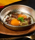 Eggs with Turkish kavurma