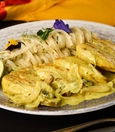 Chicken in curry sauce
