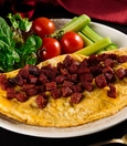 Sucuk omelette