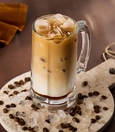 Iced caramel latte