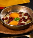 Pan-fried eggs with sucuk