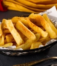 Spoon-cut fries