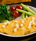 White cheese omelette
