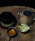 Mint and lemon tea