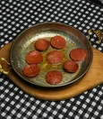 Pan-fried beef sucuk