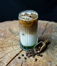Iced roast almond latte