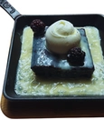 White chocolate brownie