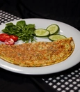 Vegetable and cheese omelet