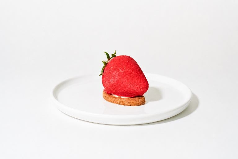 Strawberry Art Cake