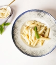 Penne with mushrooms