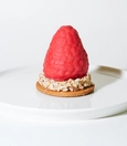 Raspberry Art Cake
