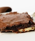White chocolate brownie