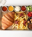 Croissant breakfast