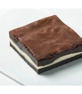 White chocolate brownie
