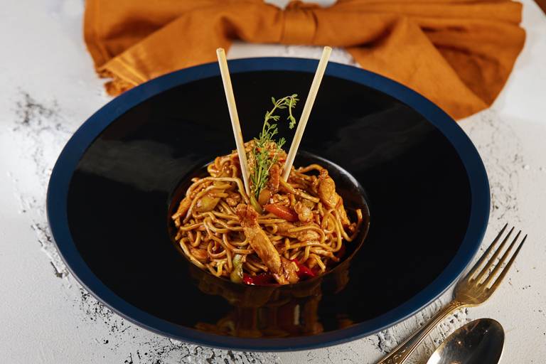 Chicken noodles