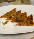 Katmer with ice cream