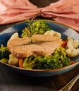 Steamed Salmon