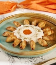 Crispy Manti with Yogurt and Special Butter Sauce