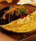 White cheese omelette