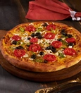 Mediterranean pizza